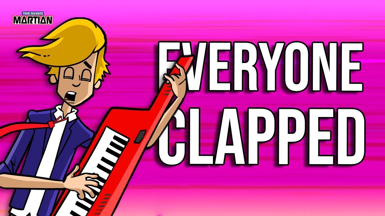 Lyrics Your Favorite Martian – Everyone Clapped (feat. Cartoon Wax)