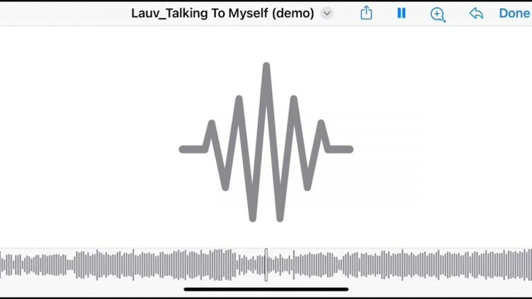 Lyrics Lauv – Talking To Myself (demo)