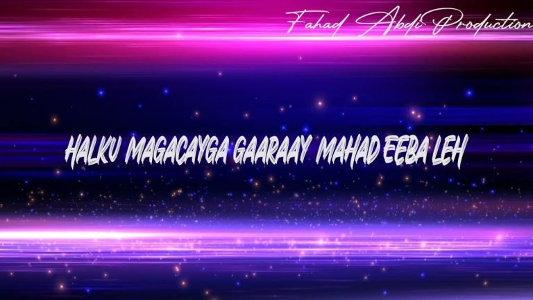 Lyrics Ilkacase Qays – Maduusha