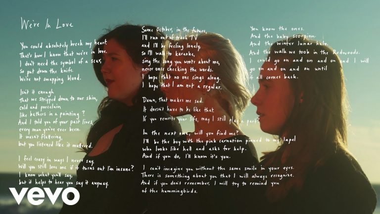 Lyrics boygenius – We’re In Love