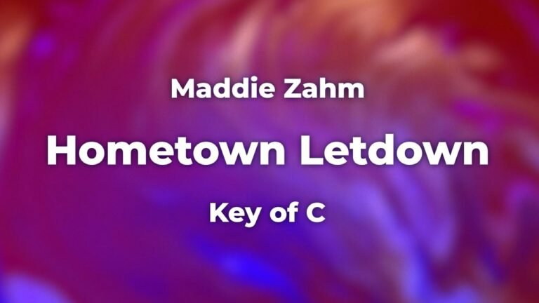 Maddie Zahm – Hometown Letdown (Lyrics & Video)