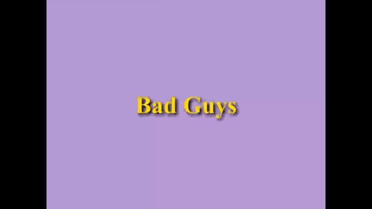 Syd – Bad Guys (Letra & Video)