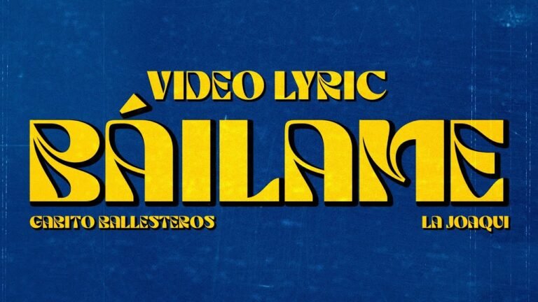 Gabito Ballesteros – Báilame (Lyrics & Video)